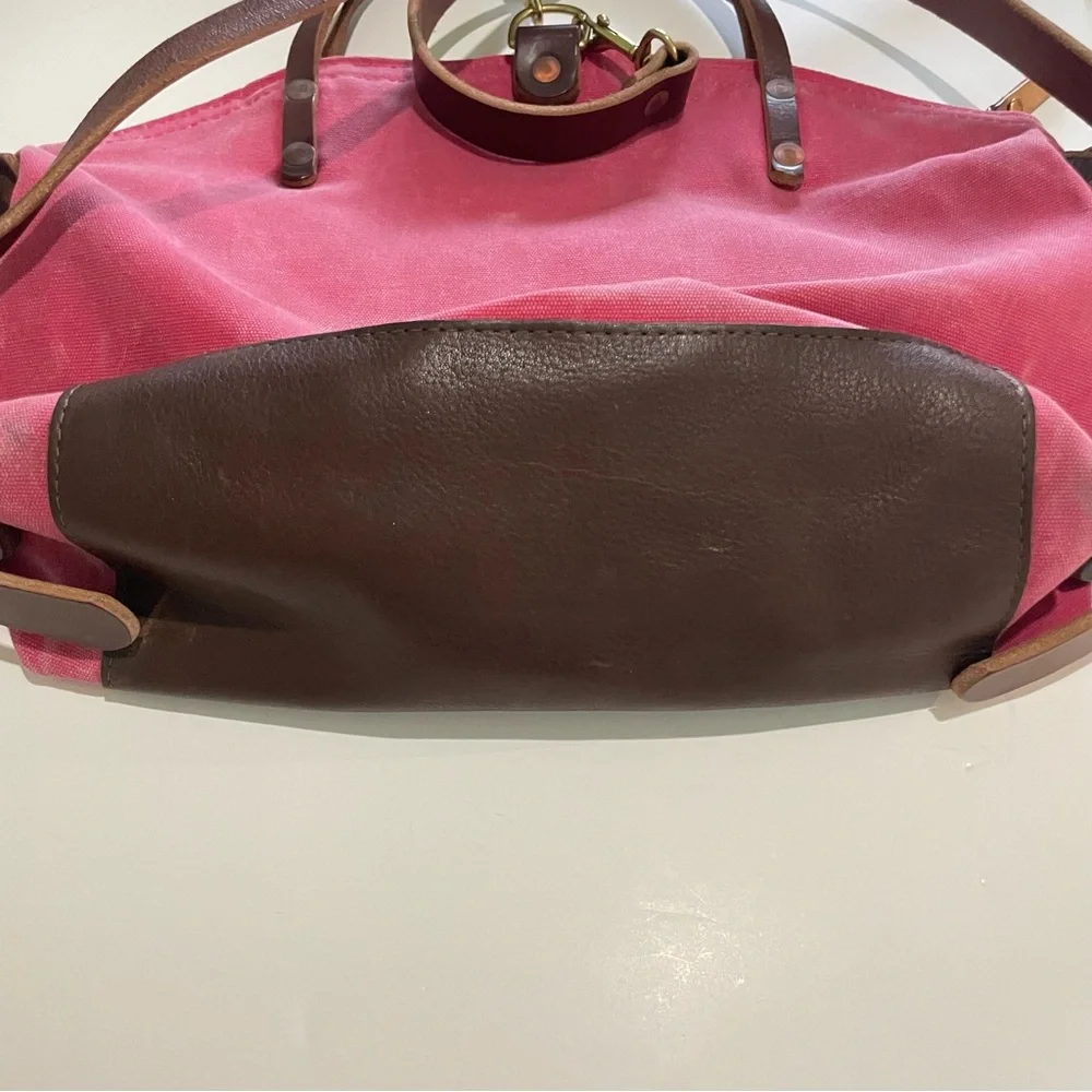 Pink Waxed Canvas Backpack - Picture 12 of 16